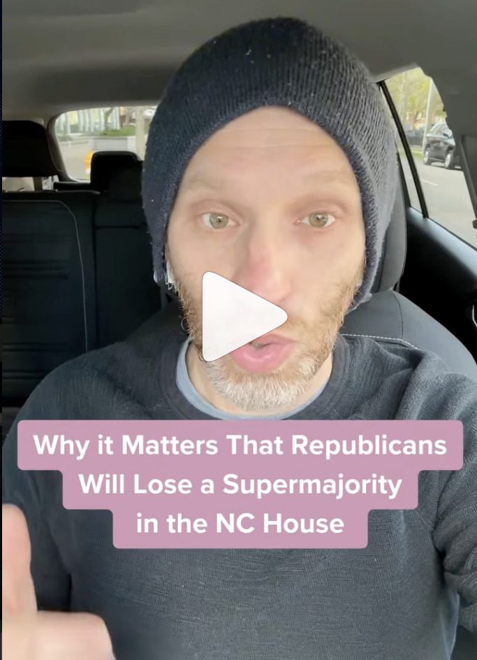 The NC Republican Supermajority is over